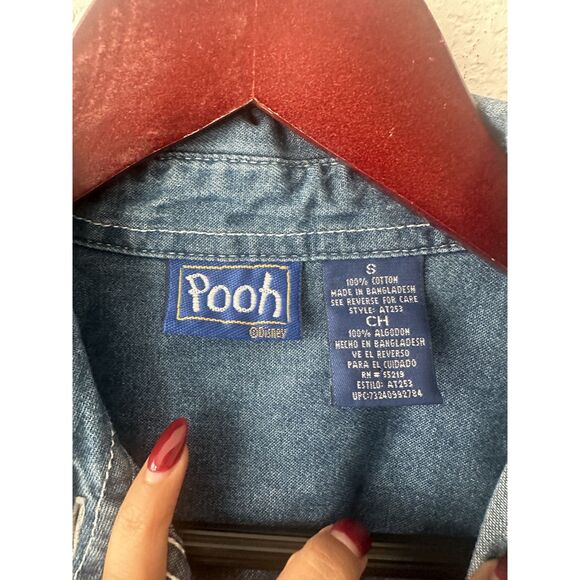 Vintage Disney Winnie the Pooh Denim Embroidered Tigger Design - Picture 4 of 5